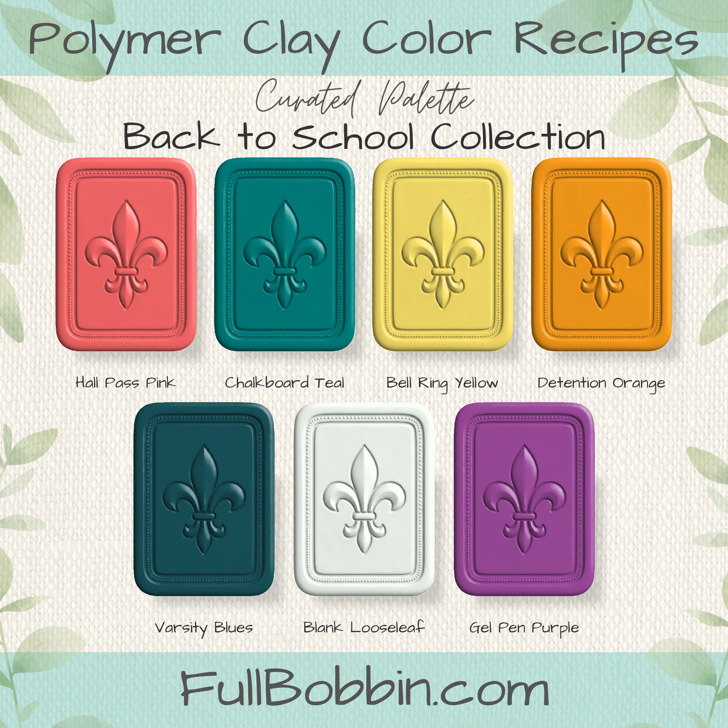 Back to School Collection Color Recipes - Image 1