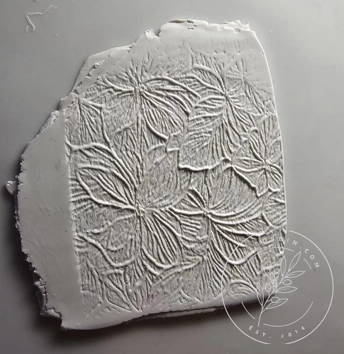 polymer clay floral texture roller adds beautiful detail easily