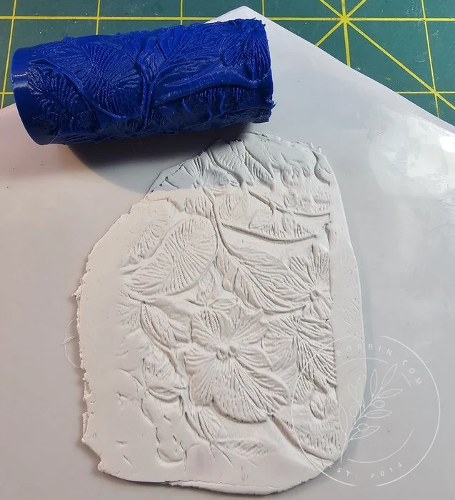 polymer clay floral texture rollers add elegant texture