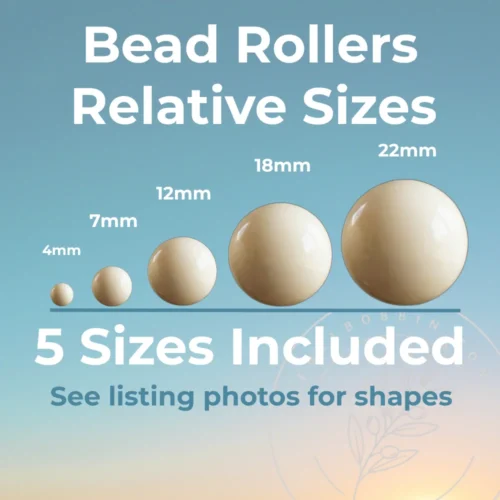 polymer clay bead rollers 5 sizes included
