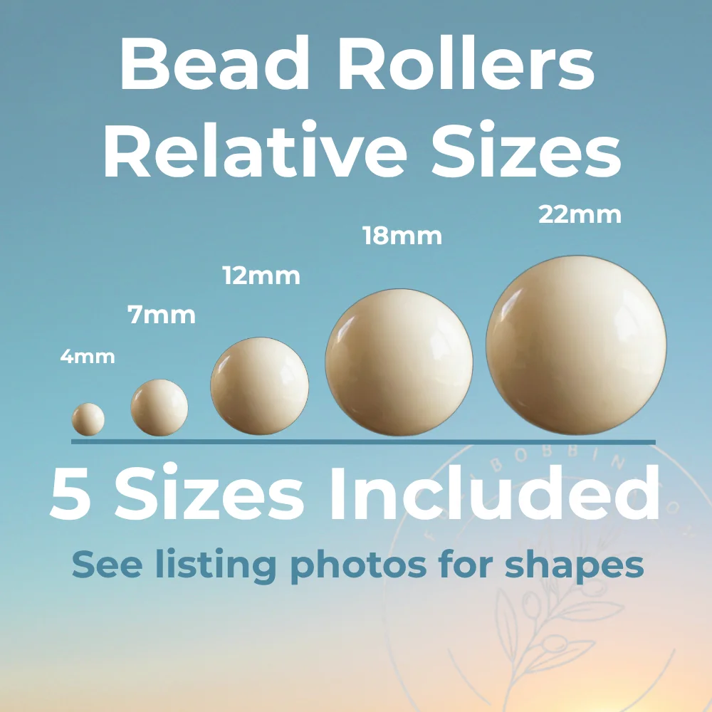 polymer clay bead rollers 5 sizes included