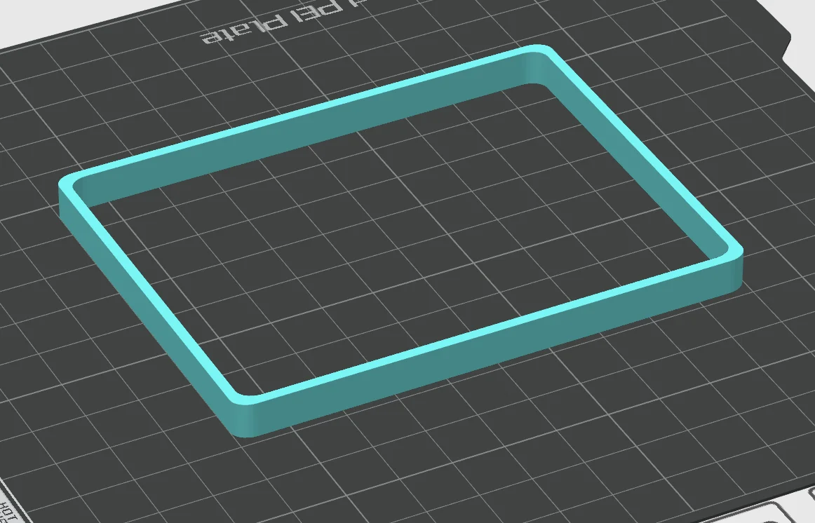 3D printable frame for supporting craft foam while sculpting polymer clay flower petals