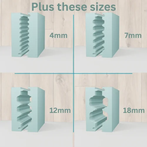 Flower6P Bead Roller - 5 Sizes - Image 2