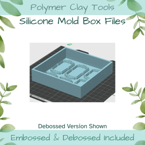 Ornate Frames Silicone Mold Box to 3D Print - Image 2
