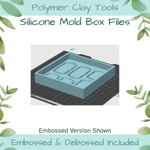 Ornate Frames Silicone Mold Box to 3D Print - Image 4