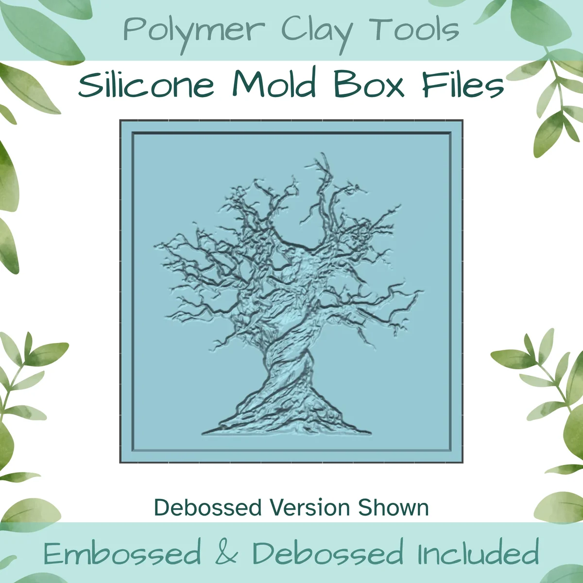 Halloween Tree Silicone Mold Box to 3D Print