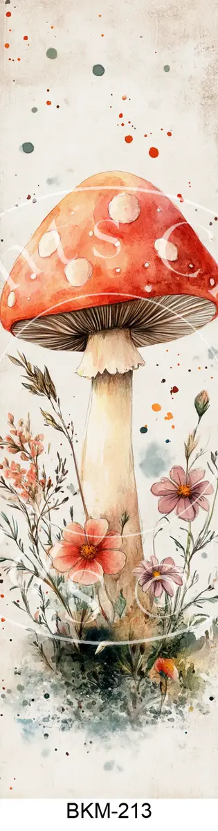 Printable Bookmark Image for Polymer Clay Transfers BKM-213