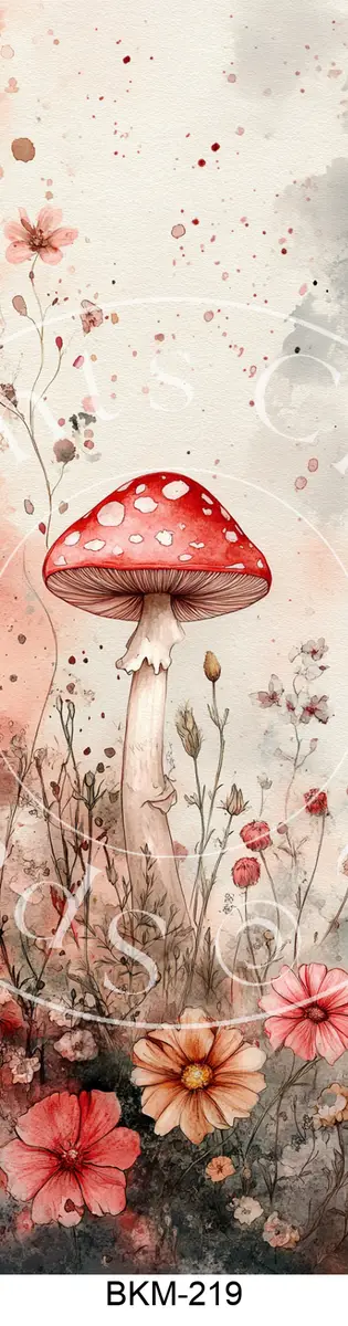 Printable Bookmark Image for Polymer Clay Transfers BKM-219