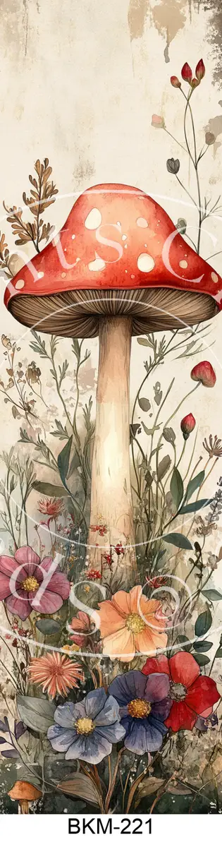 Printable Bookmark Image for Polymer Clay Transfers BKM-221