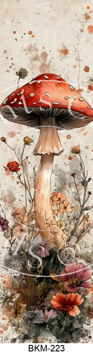 Printable Bookmark Image for Polymer Clay Transfers BKM-223