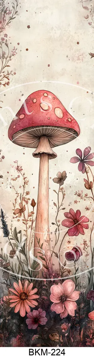 Printable Bookmark Image for Polymer Clay Transfers BKM-224