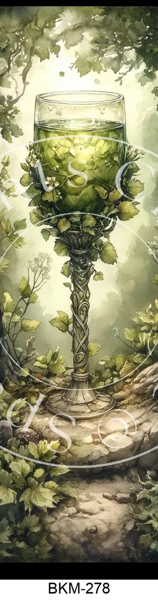 Printable Bookmark Image for Polymer Clay Transfers BKM-278