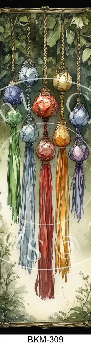 Printable Bookmark Image for Polymer Clay Transfers BKM-309