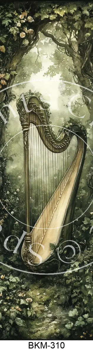 Printable Bookmark Image for Polymer Clay Transfers BKM-310