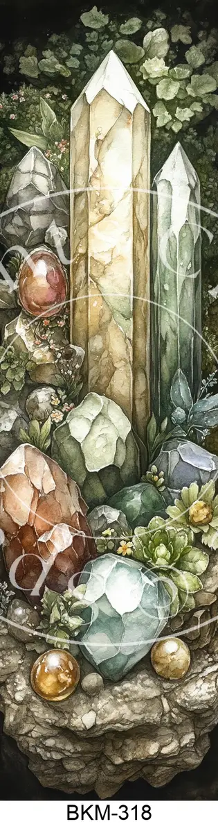 Printable Bookmark Image for Polymer Clay Transfers BKM-318
