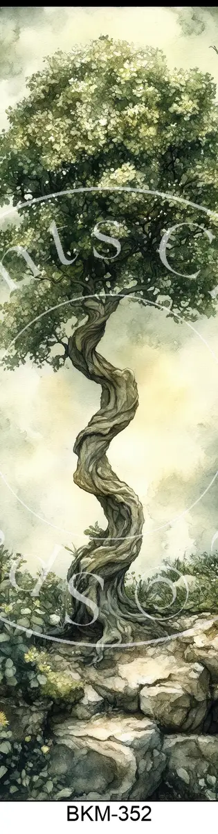 Printable Bookmark Image for Polymer Clay Transfers BKM-352