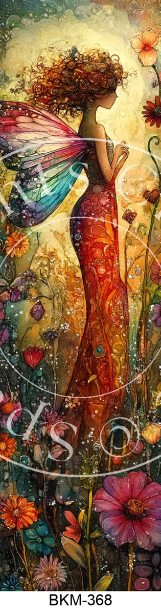 Printable Bookmark Image for Polymer Clay Transfers BKM-368