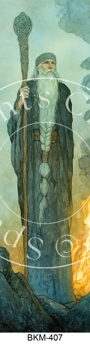 Printable Bookmark Image for Polymer Clay Transfers BKM-407
