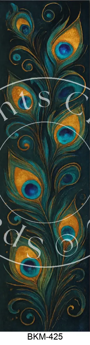 Printable Bookmark Image for Polymer Clay Transfers BKM-425