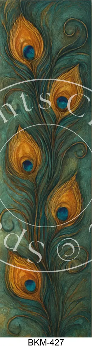 Printable Bookmark Image for Polymer Clay Transfers BKM-427