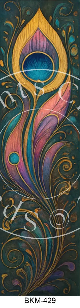 Printable Bookmark Image for Polymer Clay Transfers BKM-429