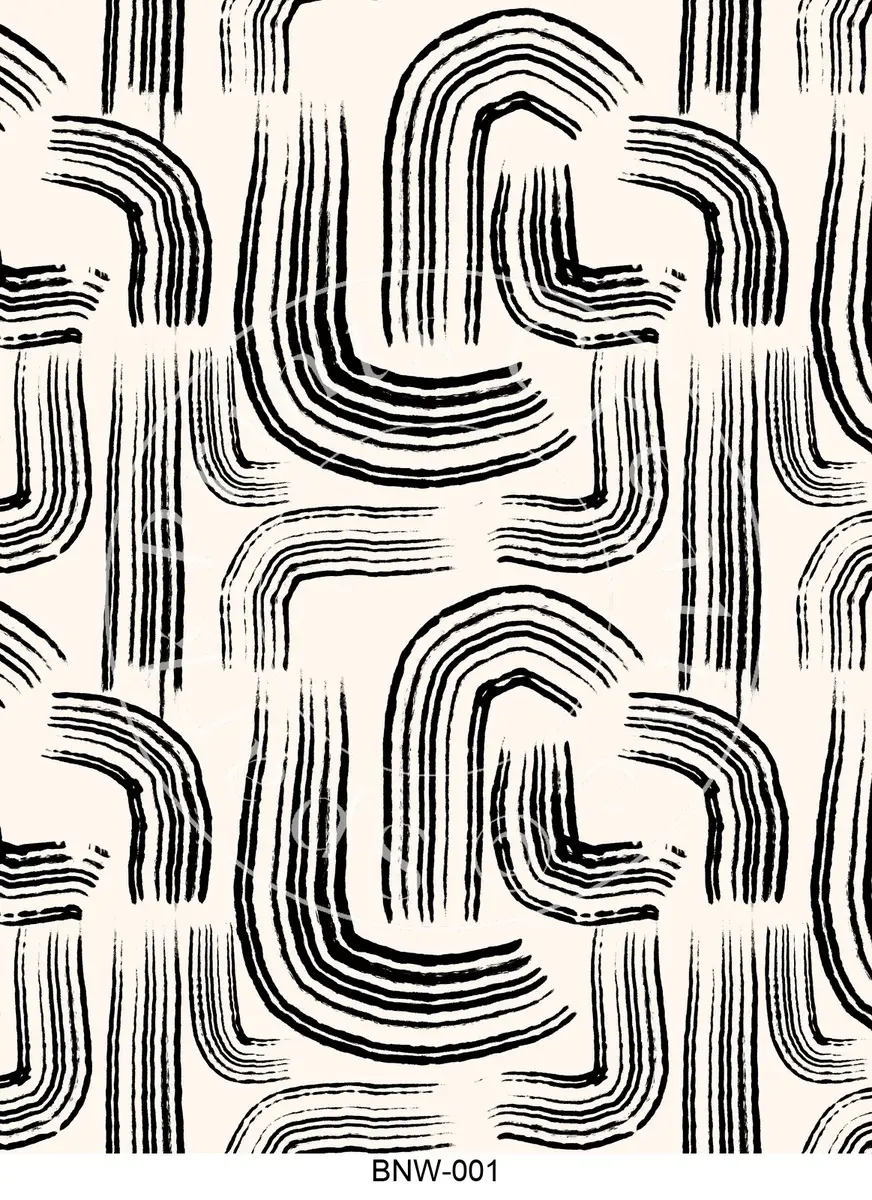 Black & White Patterns Transfer Sheet Image BNW-001
