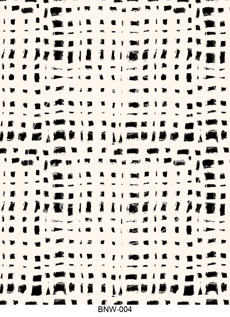 Black & White Patterns Transfer Sheet Image BNW-004