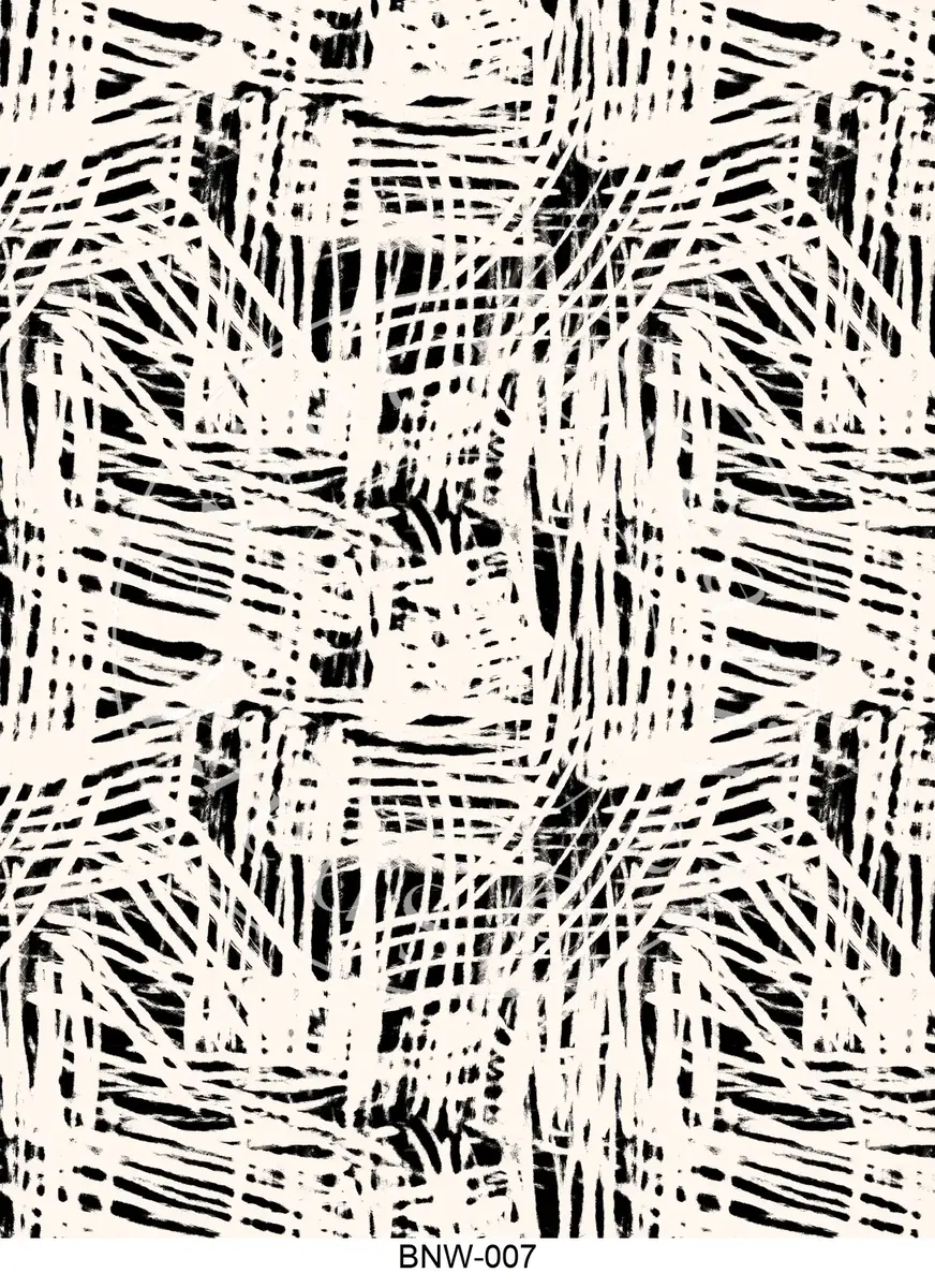 Black & White Patterns Transfer Sheet Image BNW-007