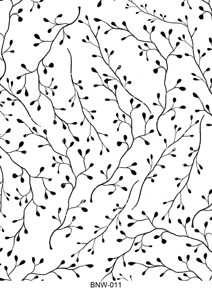 Black & White Patterns Transfer Sheet Image BNW-011