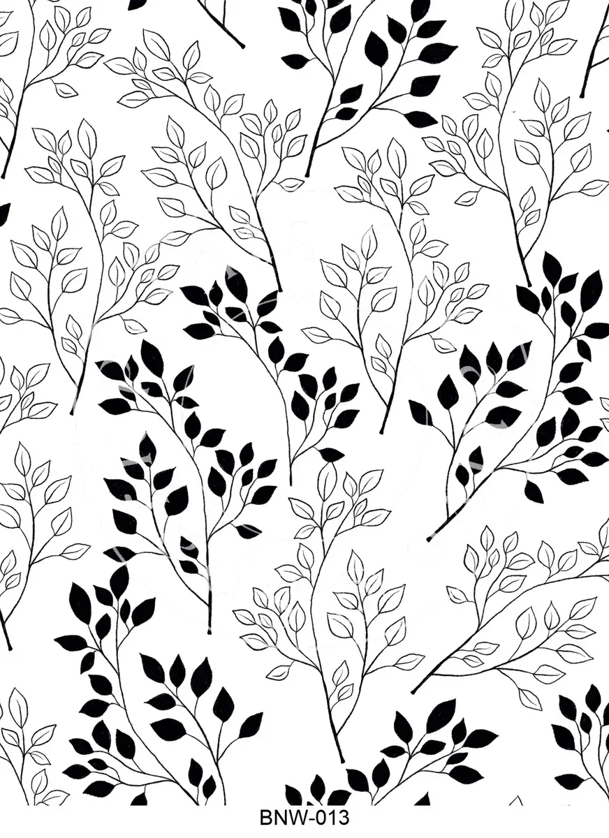 Black & White Patterns Transfer Sheet Image BNW-013