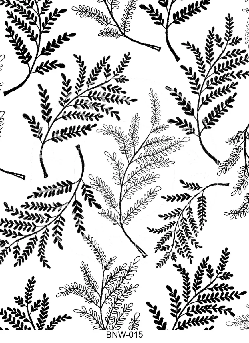 Black & White Patterns Transfer Sheet Image BNW-015