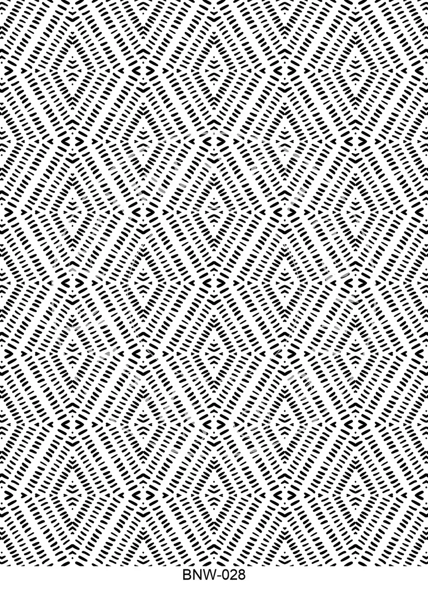 Black & White Patterns Transfer Sheet Image BNW-028