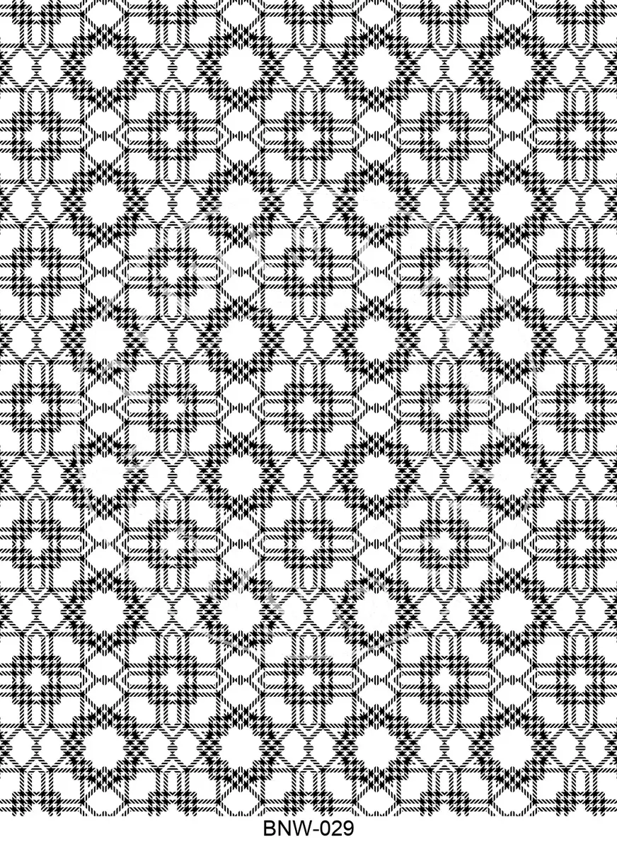 Black & White Patterns Transfer Sheet Image BNW-029