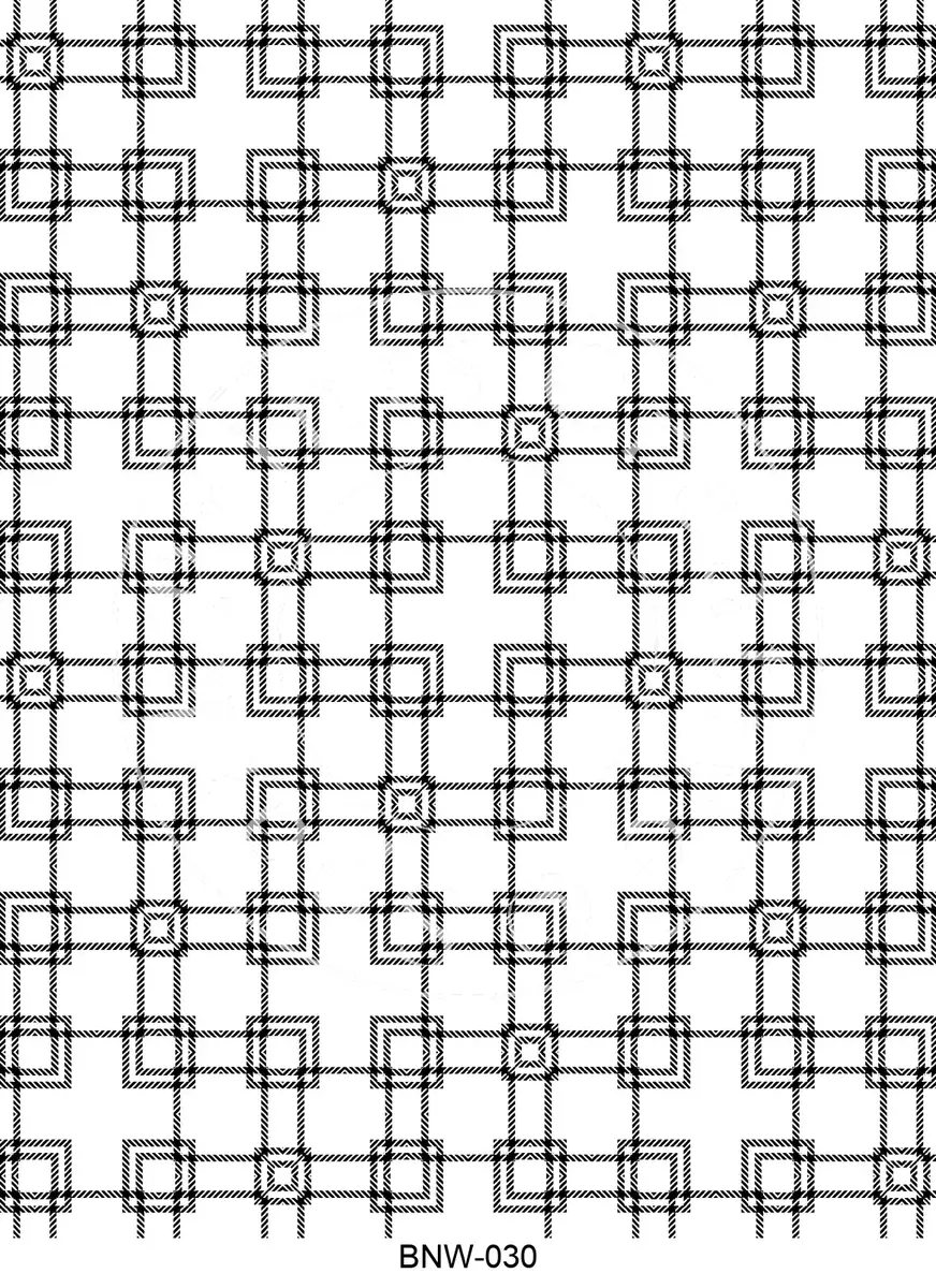 Black & White Patterns Transfer Sheet Image BNW-030