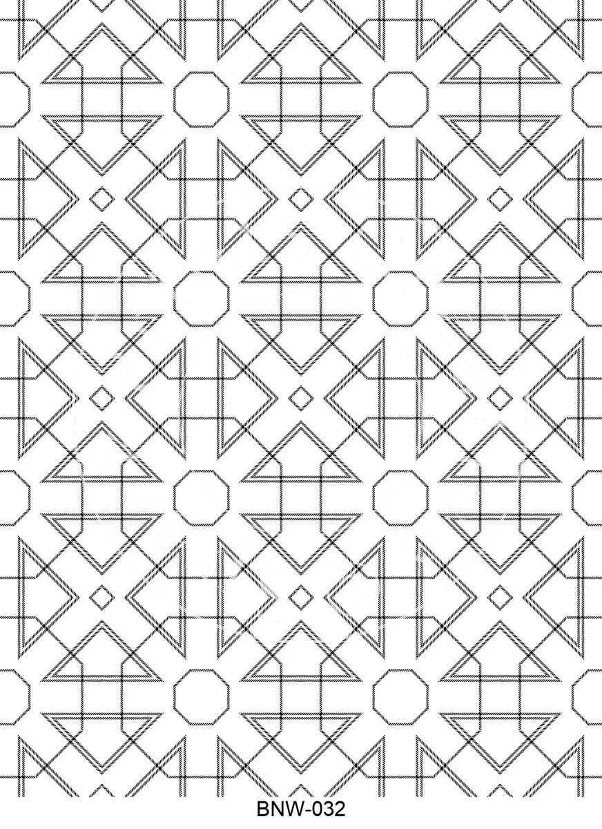 Black & White Patterns Transfer Sheet Image BNW-032