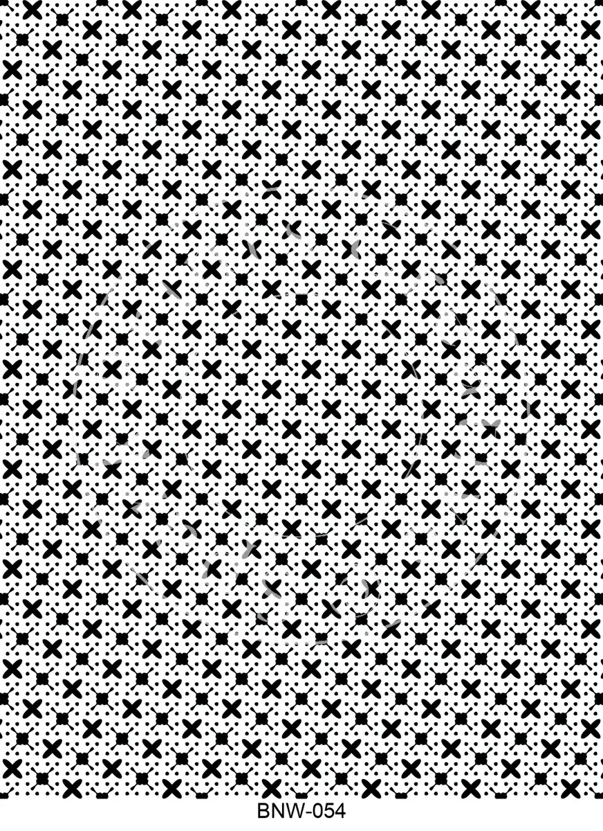 Black & White Patterns Transfer Sheet Image BNW-054
