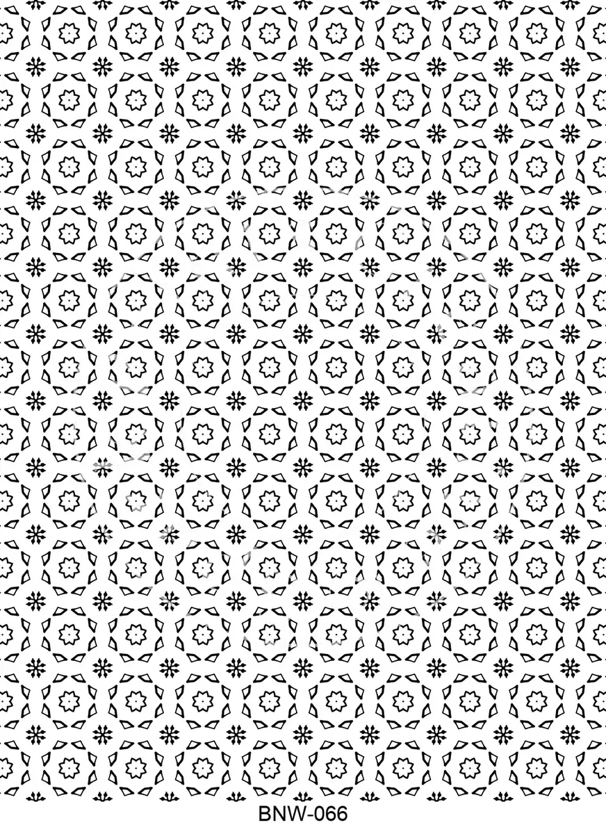 Black & White Patterns Transfer Sheet Image BNW-066