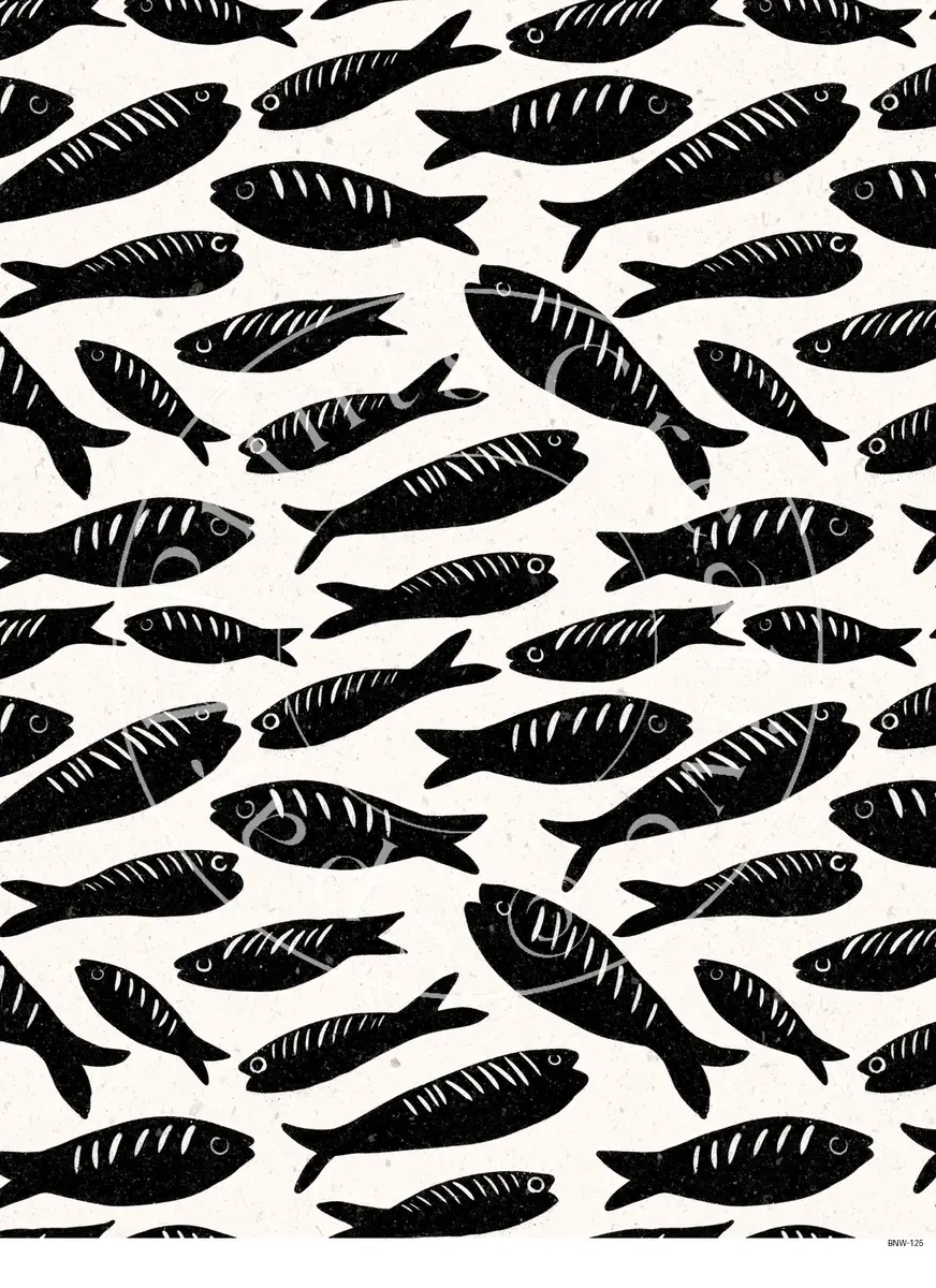 Black & White Patterns Transfer Sheet Image BNW-125