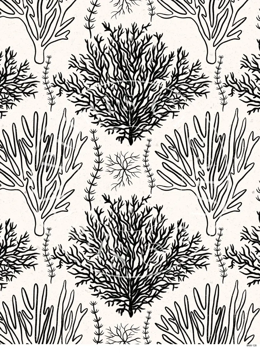 Black & White Patterns Transfer Sheet Image BNW-128