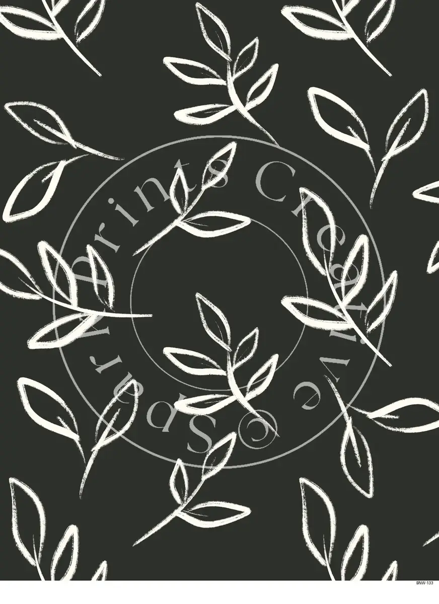 Black & White Patterns Transfer Sheet Image BNW-133