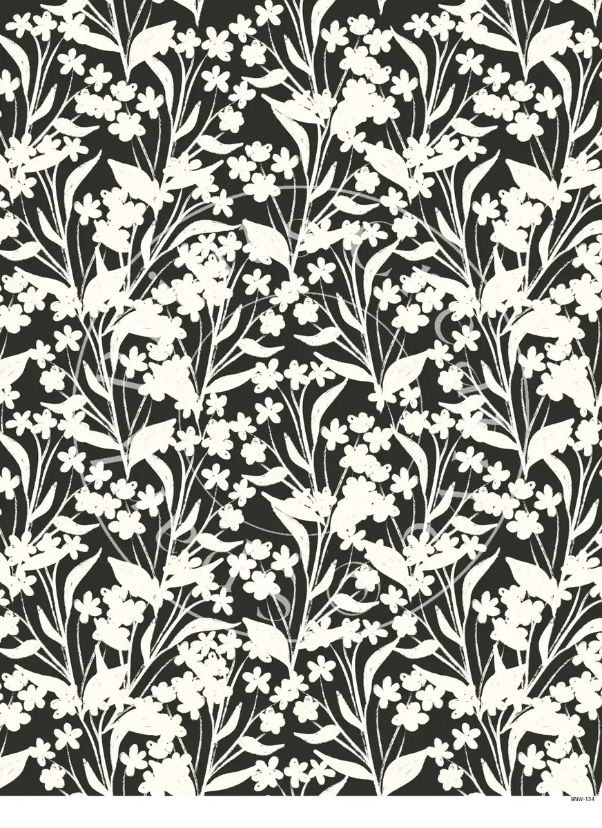 Black & White Patterns Transfer Sheet Image BNW-134