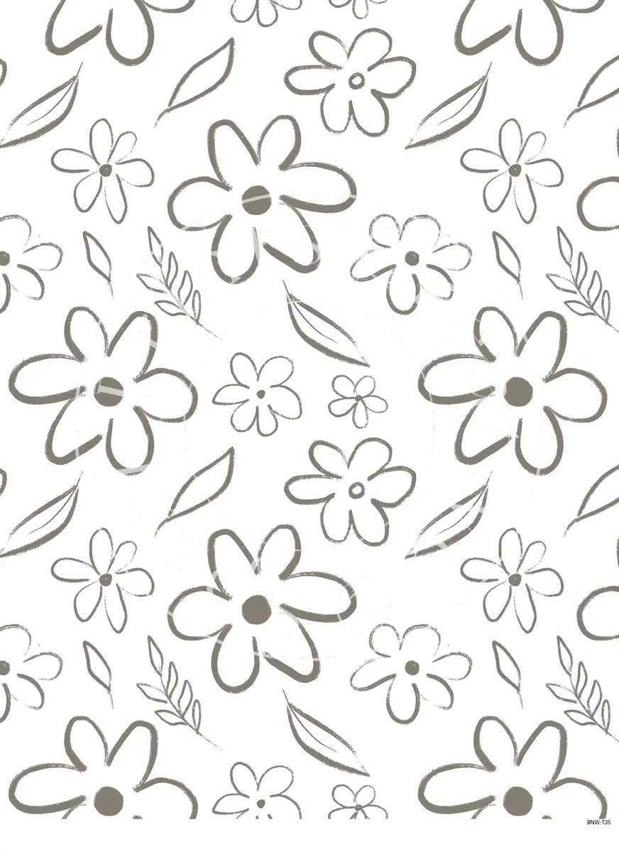 Black & White Patterns Transfer Sheet Image BNW-135