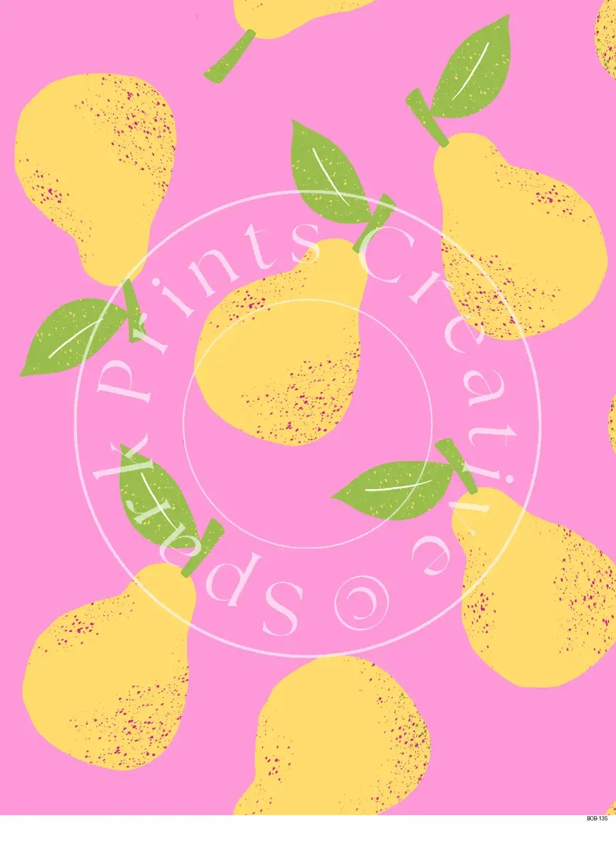 Bright Colored Botanicals Transfer Sheet Image BOB-135