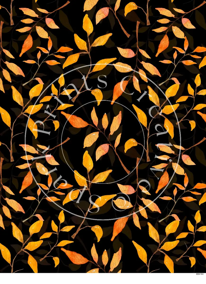 Bright Colored Botanicals Transfer Sheet Image BOB-194