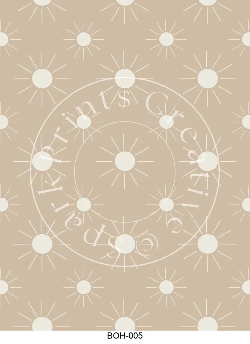 Boho Tribal Designs Transfer Sheet Image BOH-005