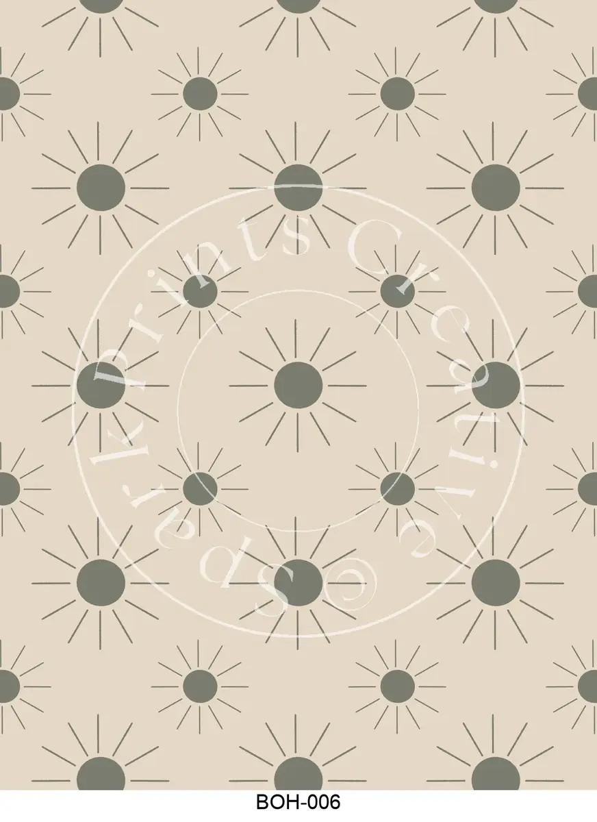 Boho Tribal Designs Transfer Sheet Image BOH-006