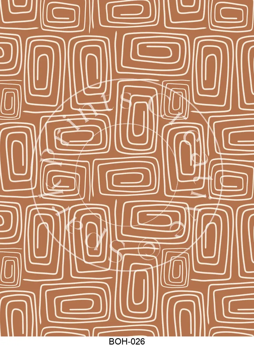 Boho Tribal Designs Transfer Sheet Image BOH-026
