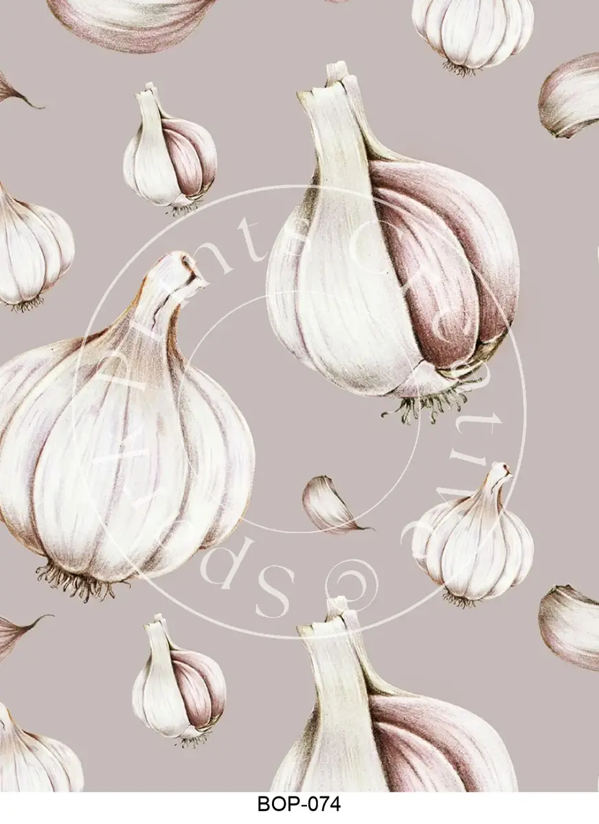 Pastel Colored Botanicals Transfer Sheet Image BOP-074