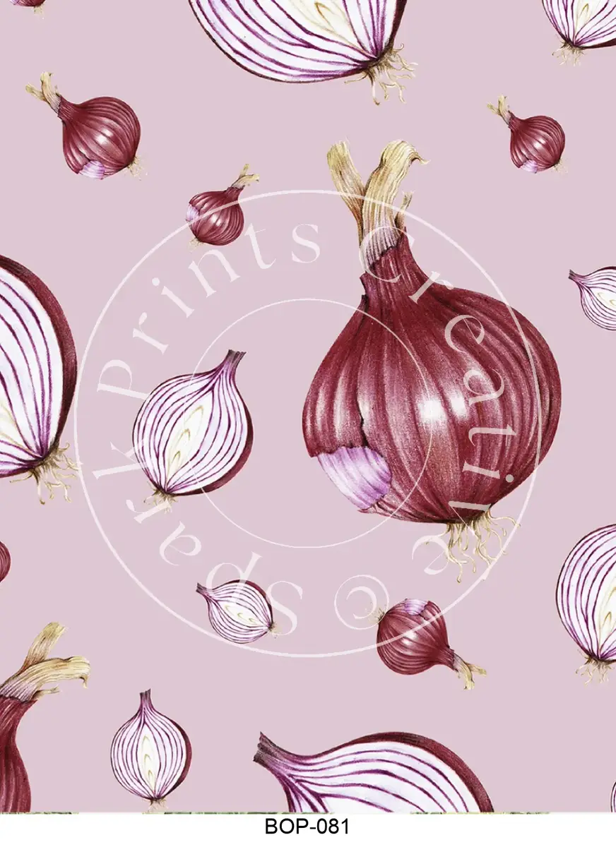 Pastel Colored Botanicals Transfer Sheet Image BOP-081