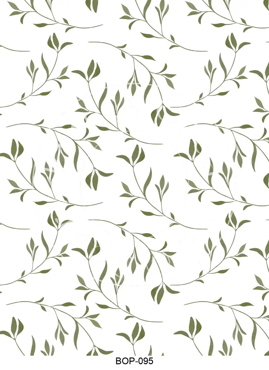 Pastel Colored Botanicals Transfer Sheet Image BOP-095